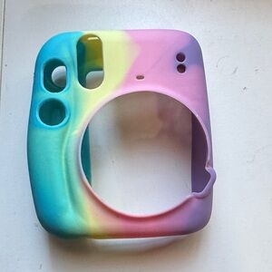 Rainbow Silicone Instax mini 11 case Camera Case - Pastel Gradient
